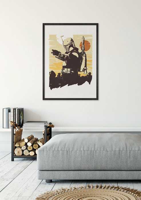 Poster Star Wars Boba Fett Illustration Target