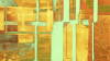 Cuboids Linedup orange-mint