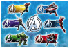 Avengers Plates