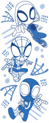 Marvel Spidey and His Amazing Friends Blue Lines