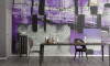 Squares Dropping grau-violett
