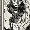 Marvel Classic Comic Panel Monochrome
