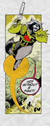 Guardians Retro Comic Rocket Raccoon