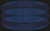 Eyes Wide Open Trio violett-bleu-black