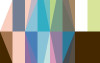 Gem Stone Rhombus apricot-blue-mocca