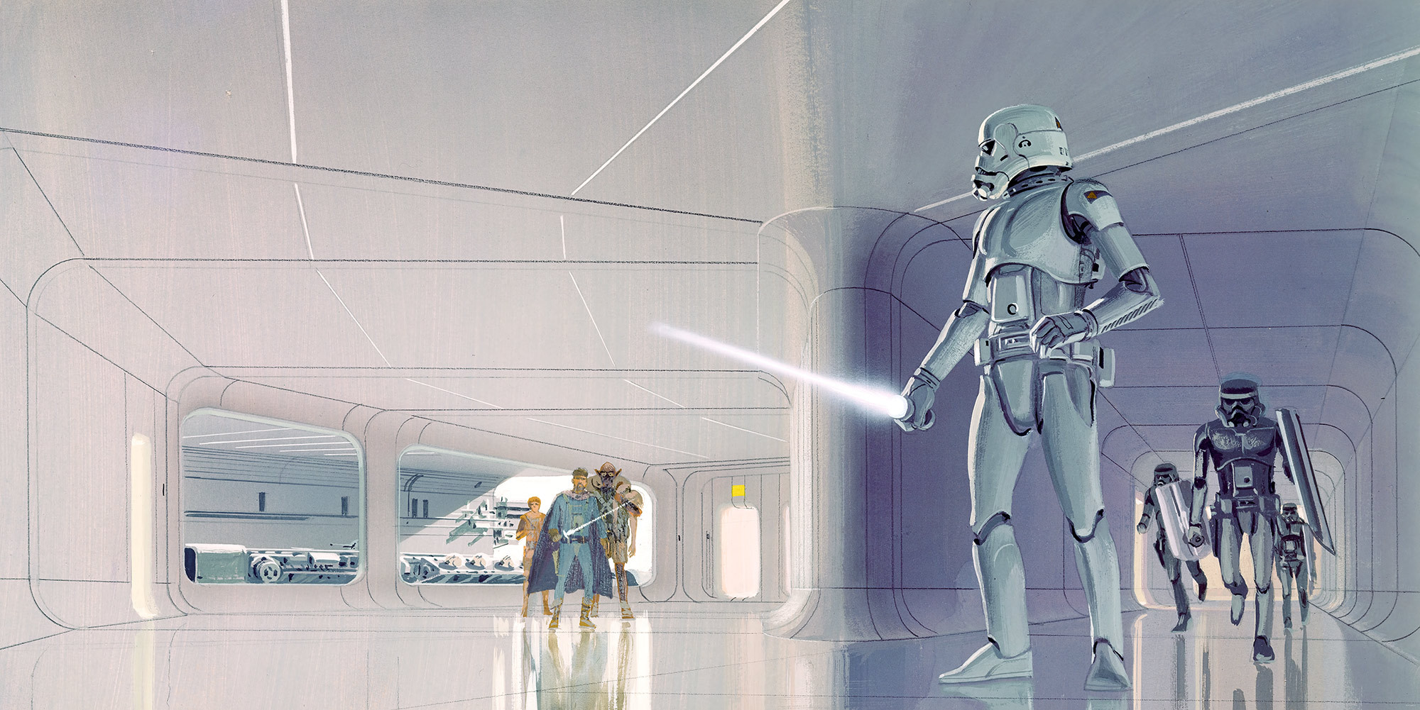 Star Wars Classic RMQ Stormtrooper Hallway