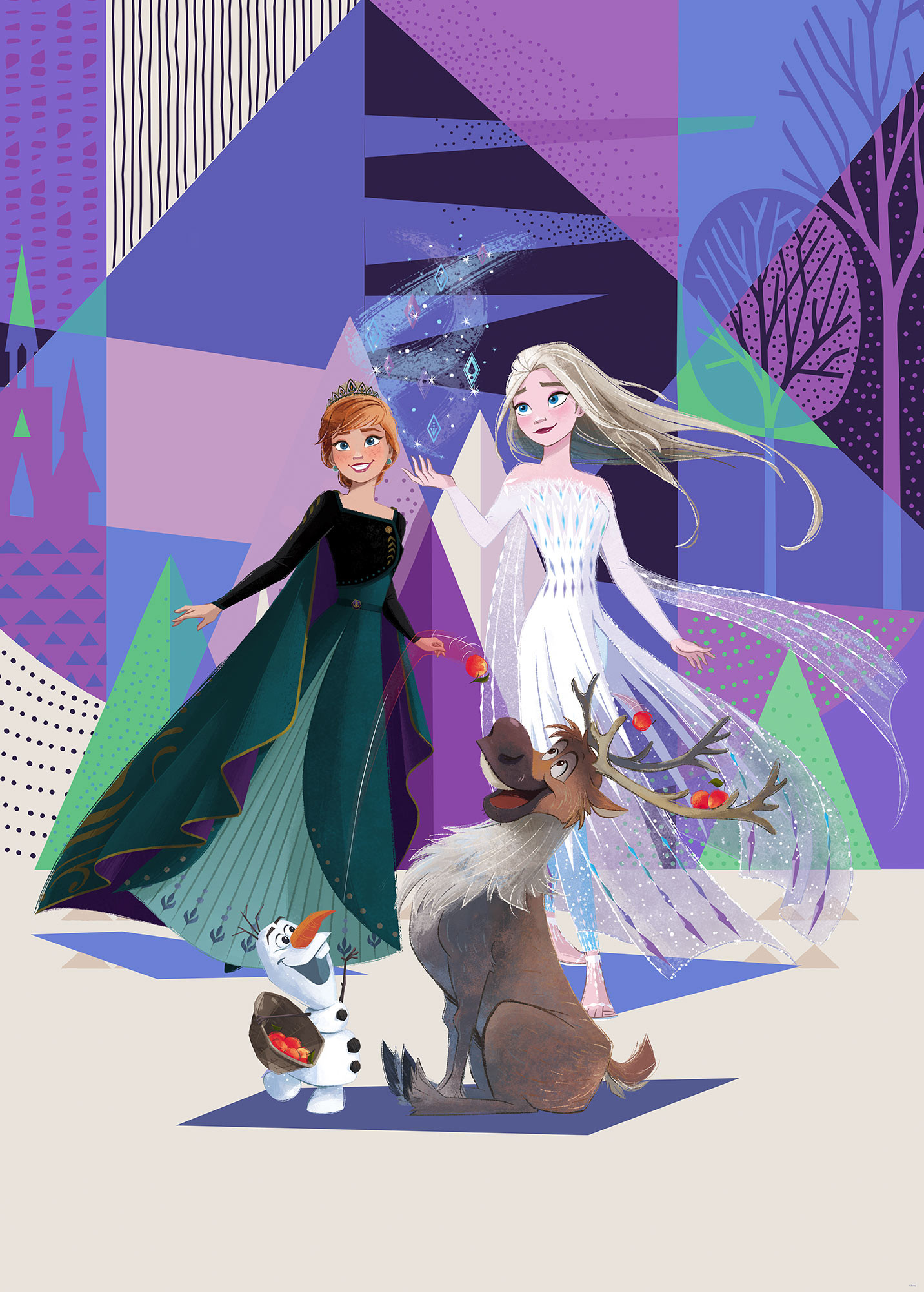 Frozen Abstract Arendelle