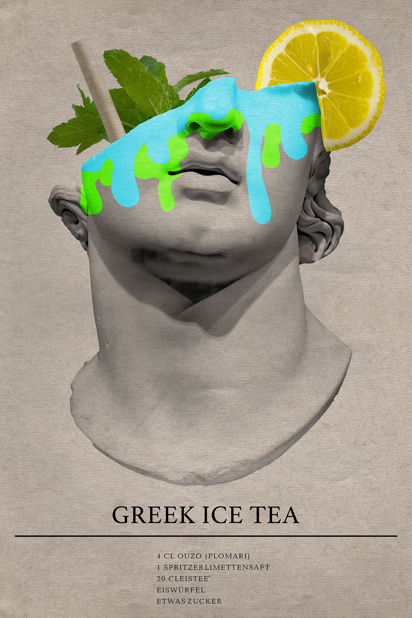 Greek Ice Tea Cocktail