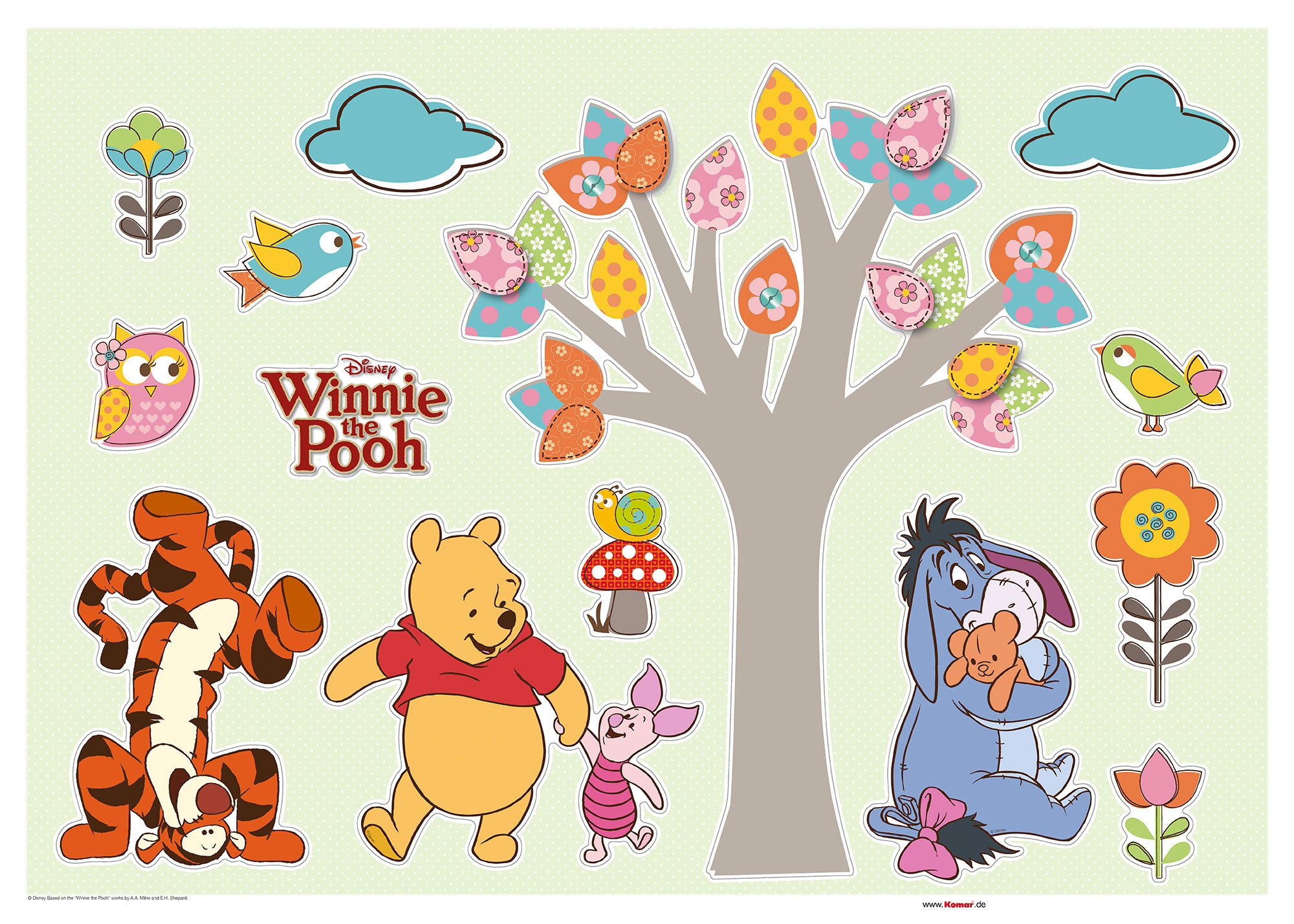 Winnie Pooh Nature Lovers