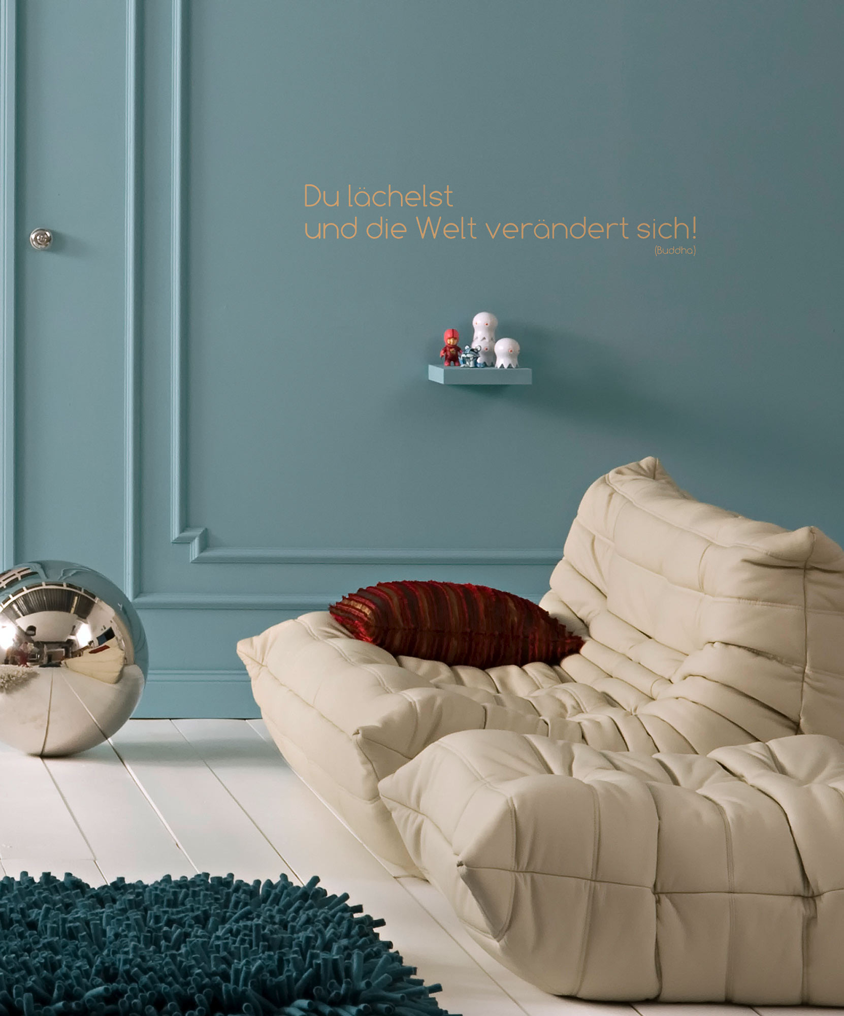 Du lächelst