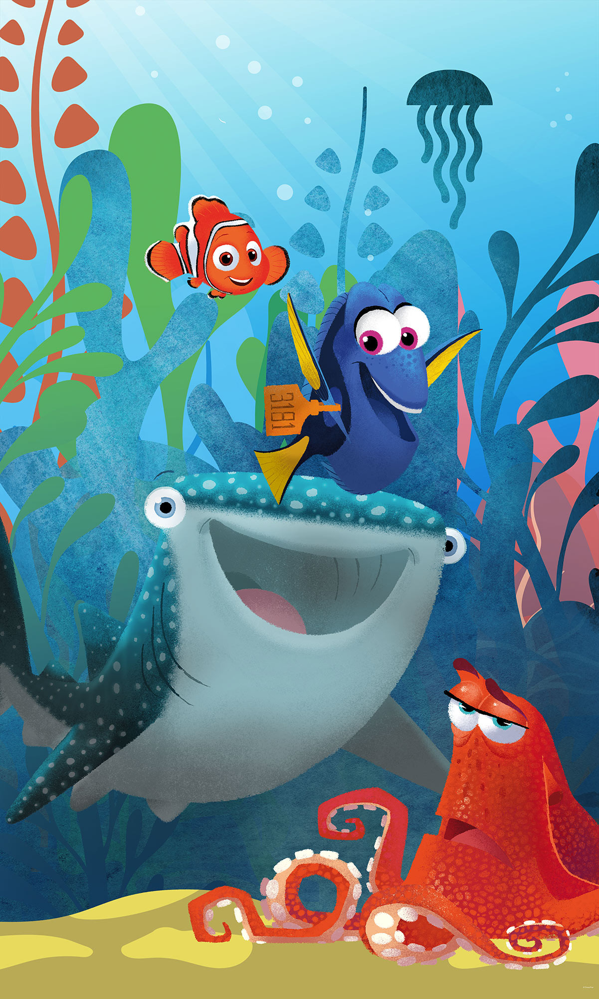 Finding Dory Aquarell