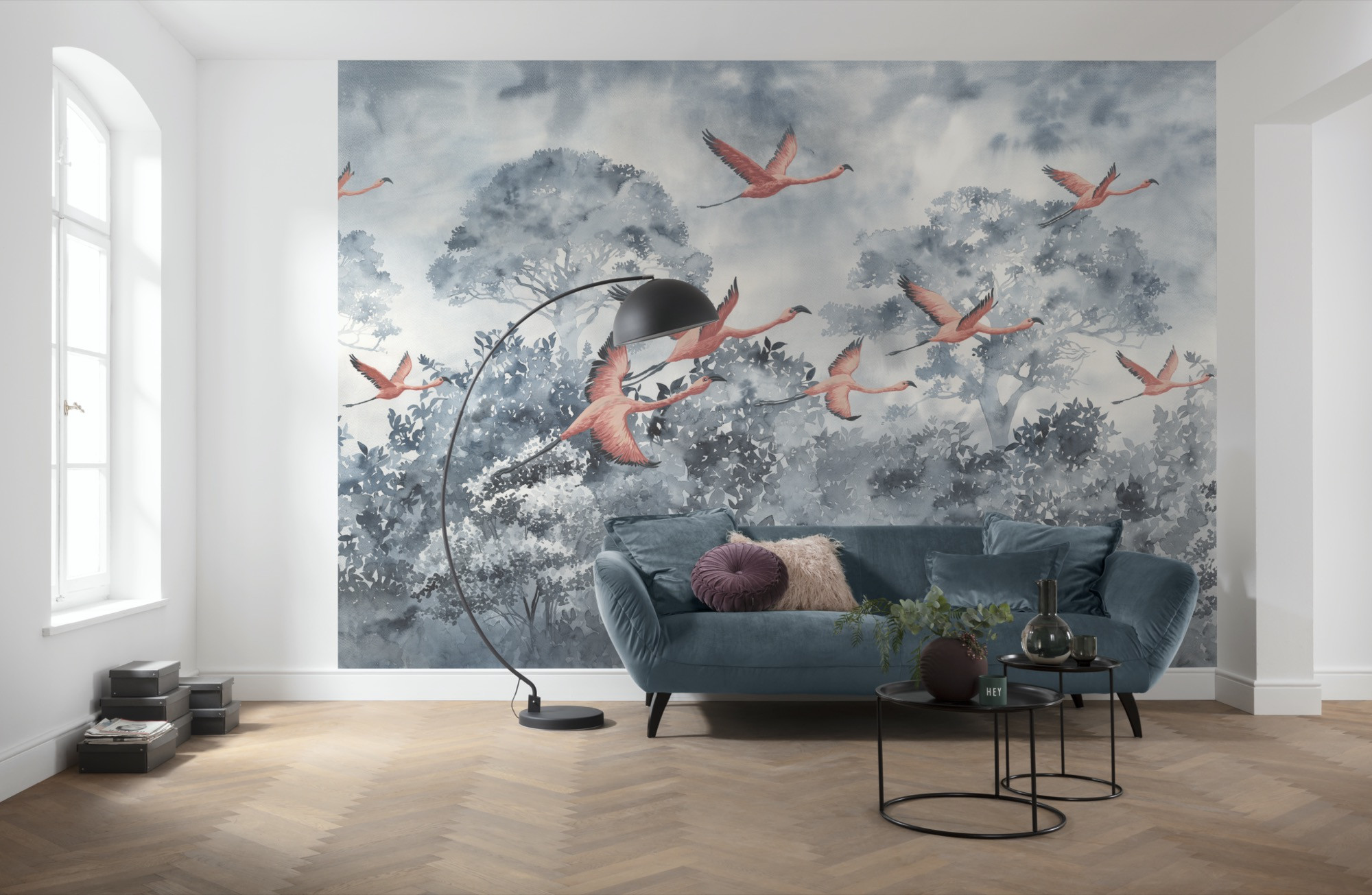 Flamingos in the Sky