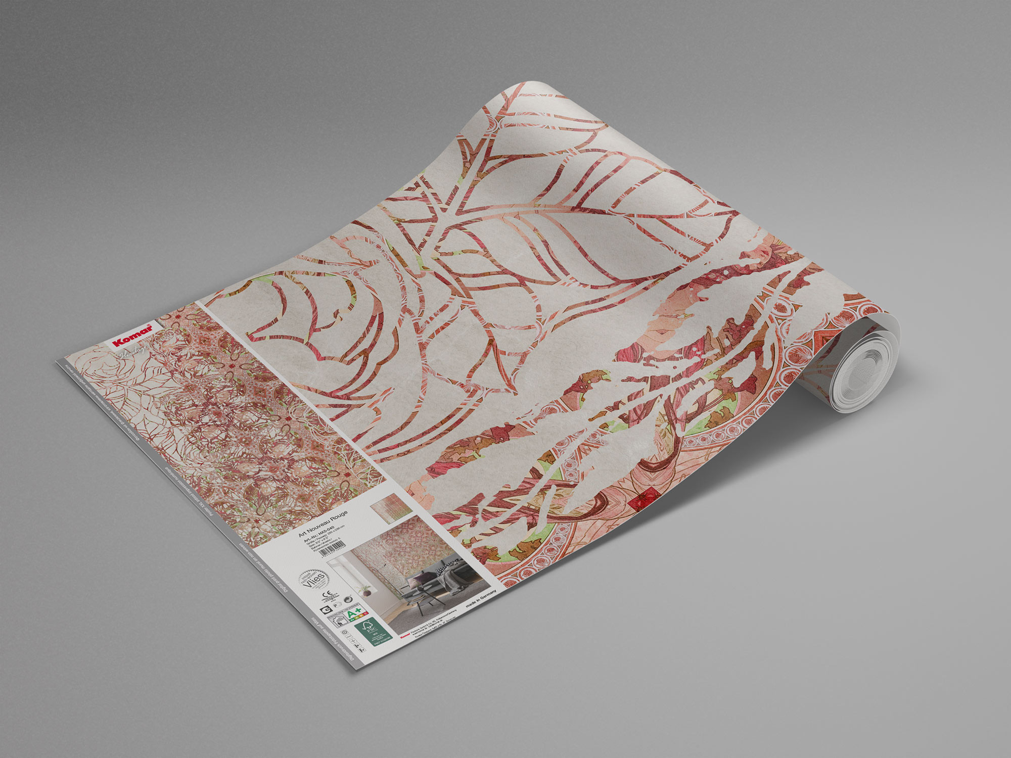 Art Nouveau Rouge