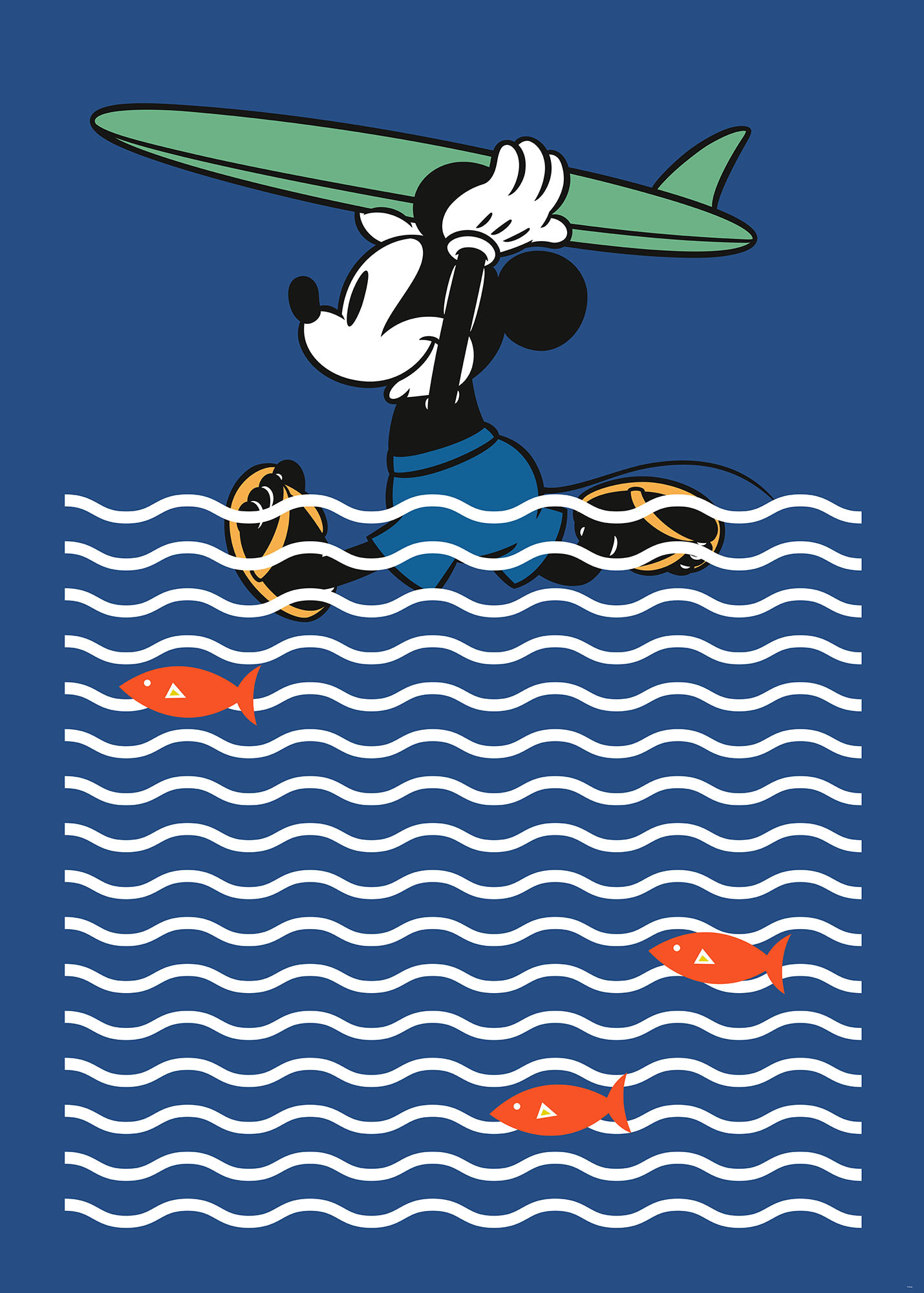 Mickey gone Surfin'