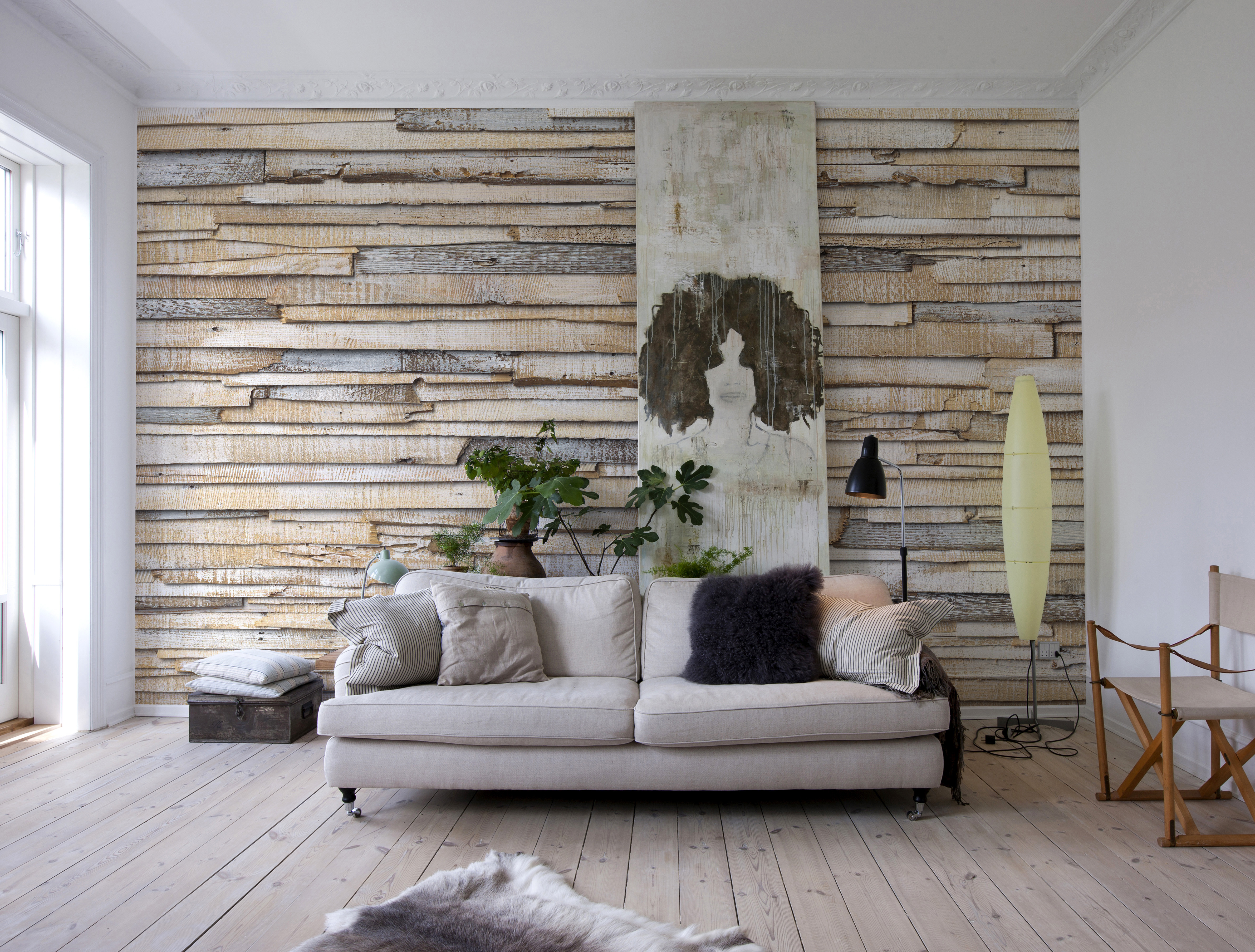 Whitewashed Wood