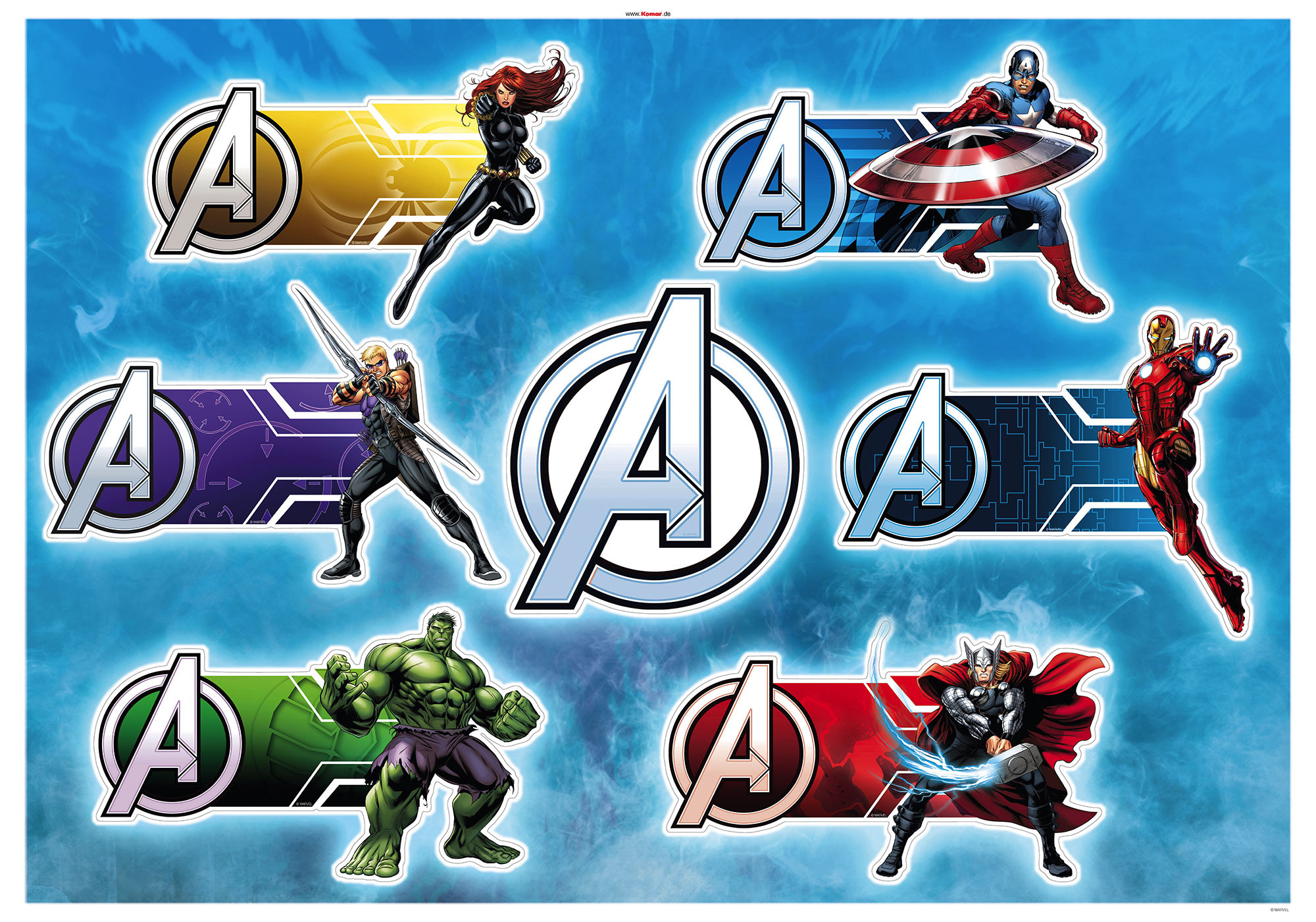 Avengers Plates