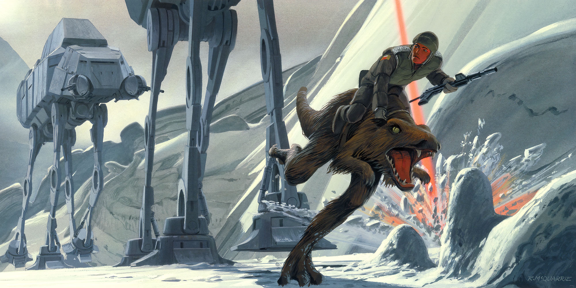 Star Wars Classic RMQ Hoth Battle Ground