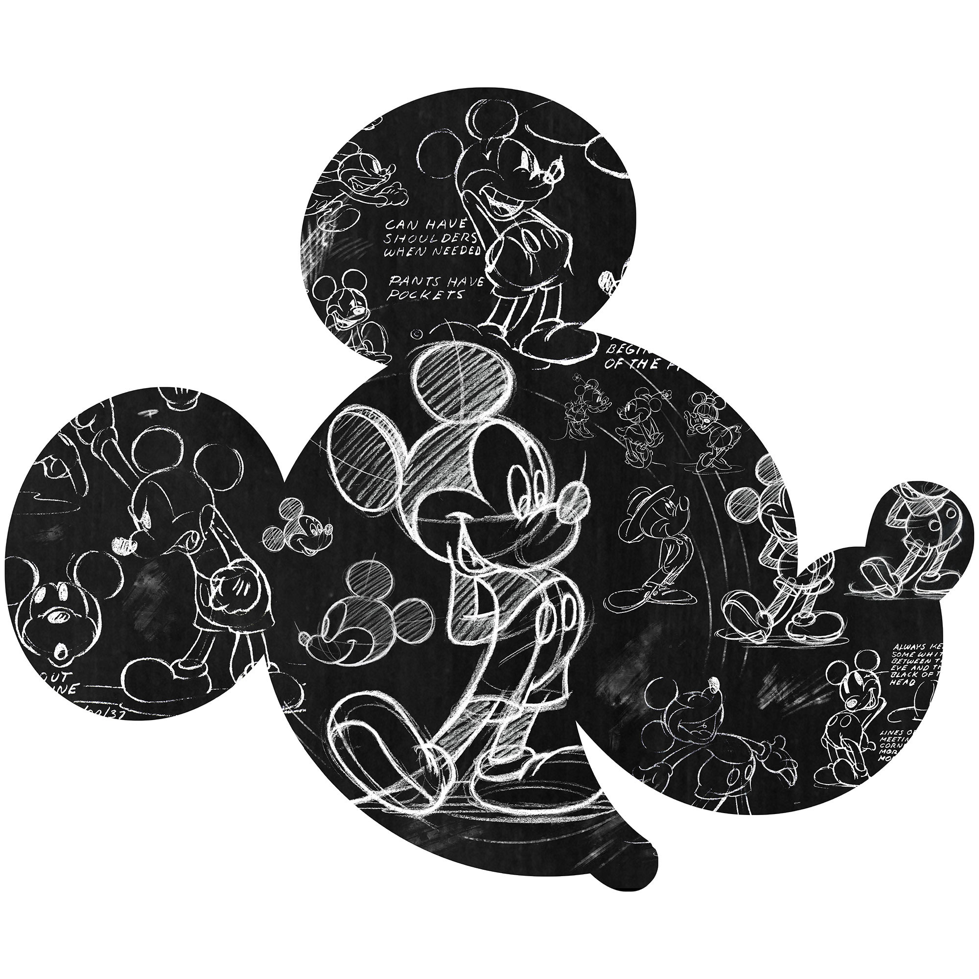Mickey Head Illustration