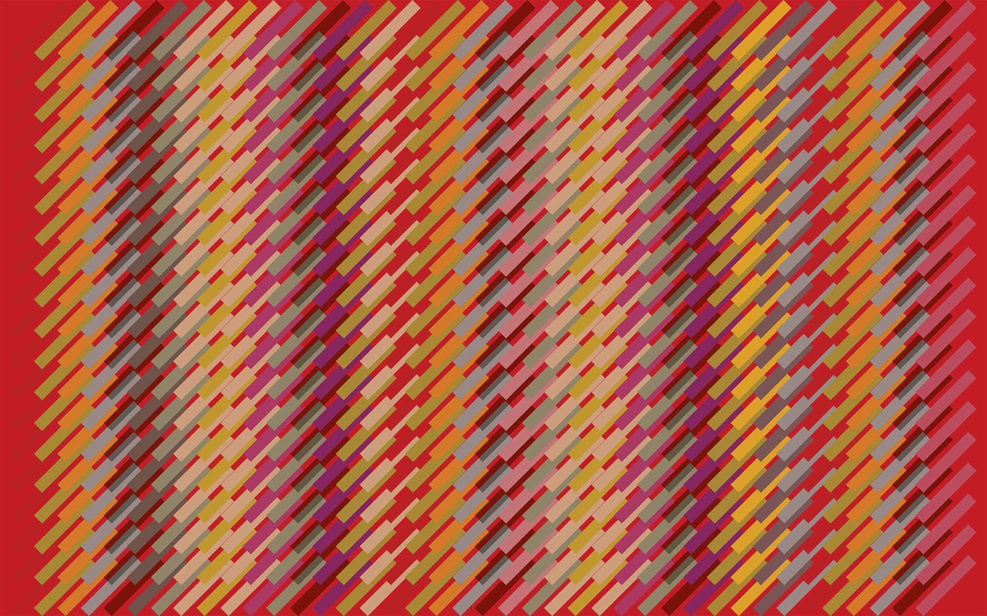 Structure Hatching red-red