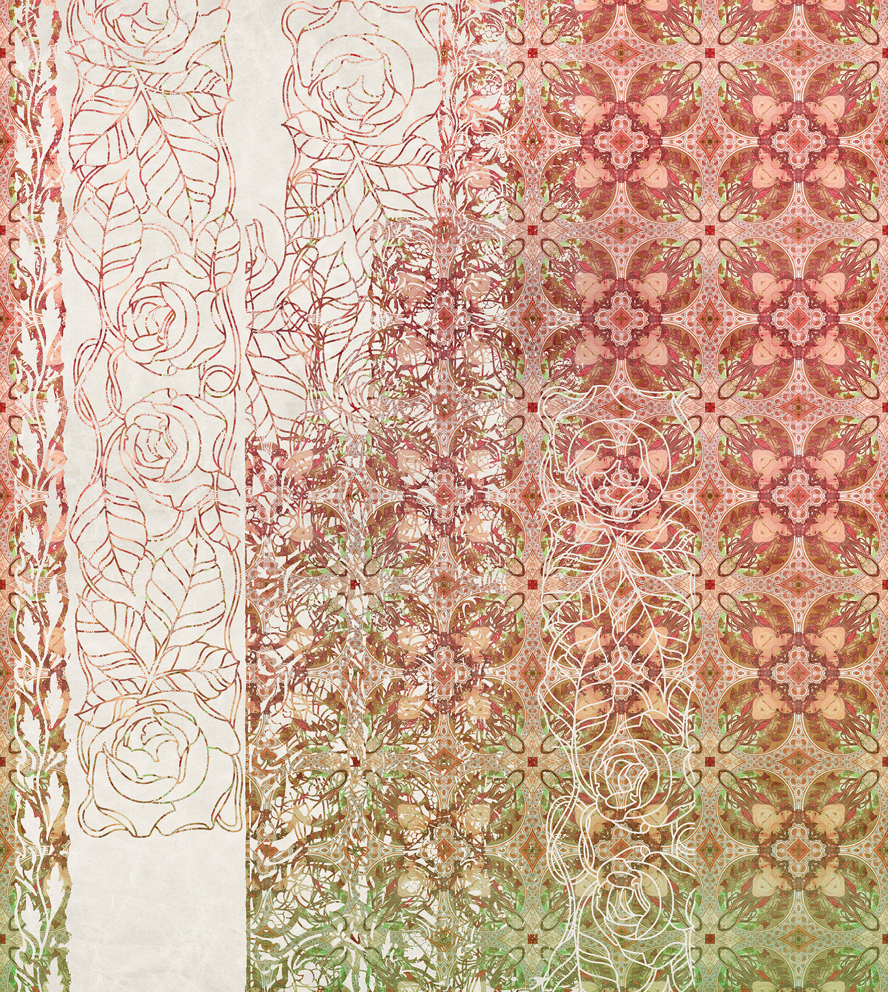Art Nouveau Rouge