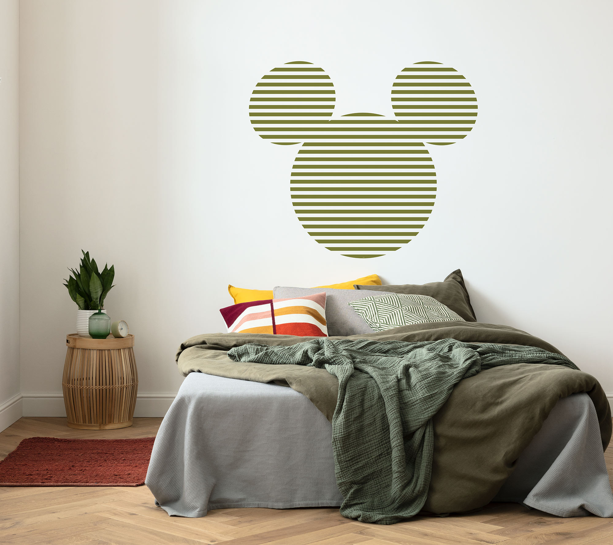 Mickey Head Stripes