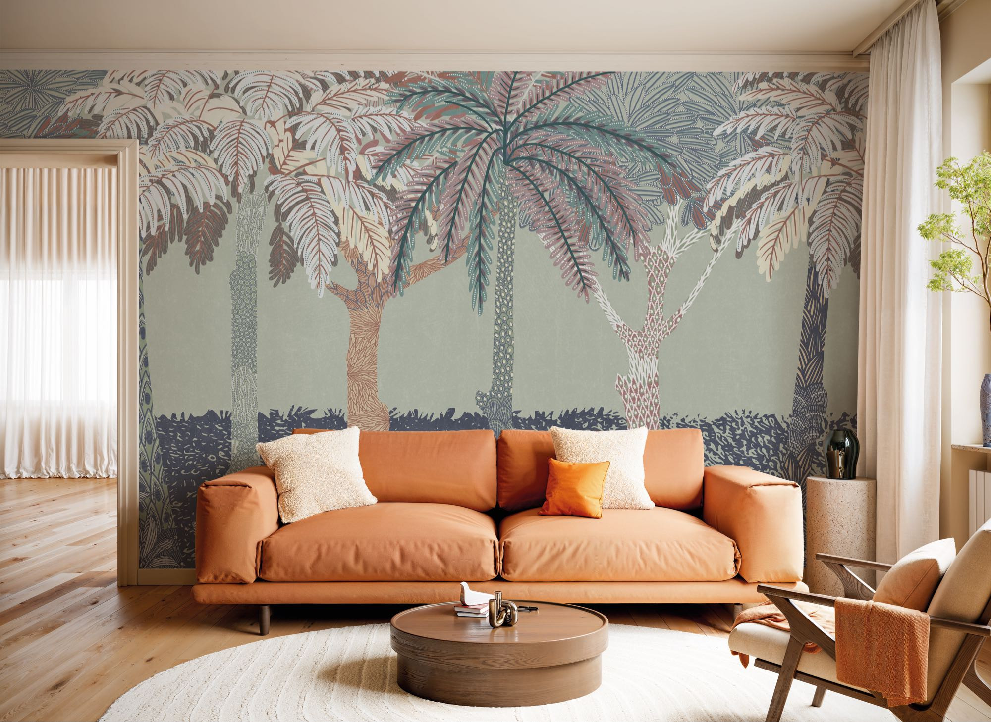 Patterned Palms