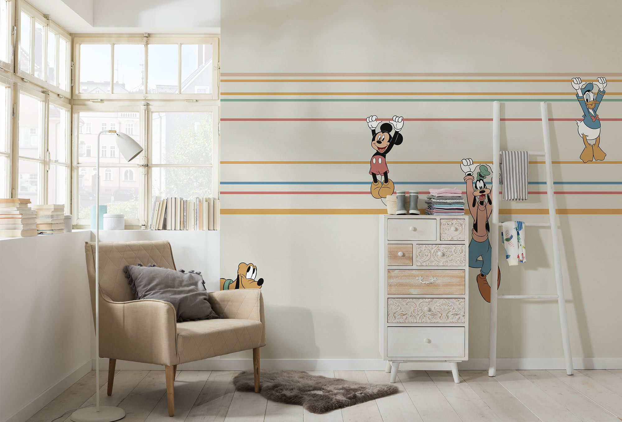 Mickey Hanging with Friends