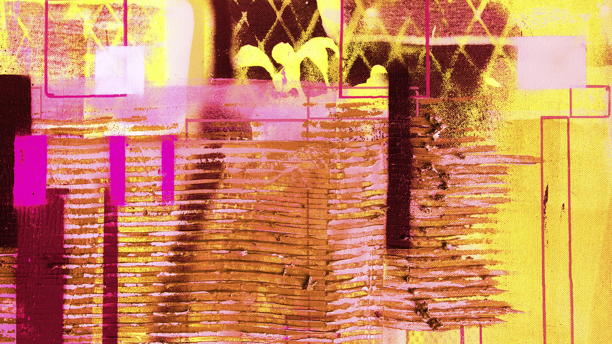 Rhombus Hiding yellow-pink