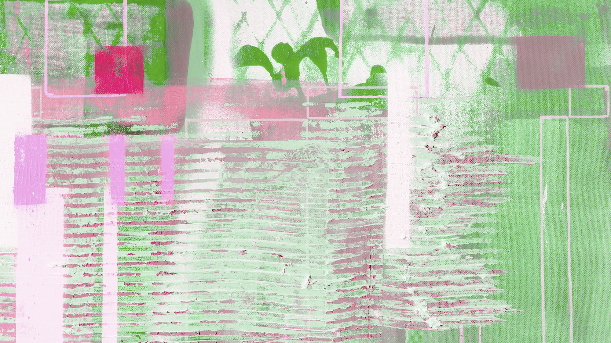 Rhombus Hiding rose-green