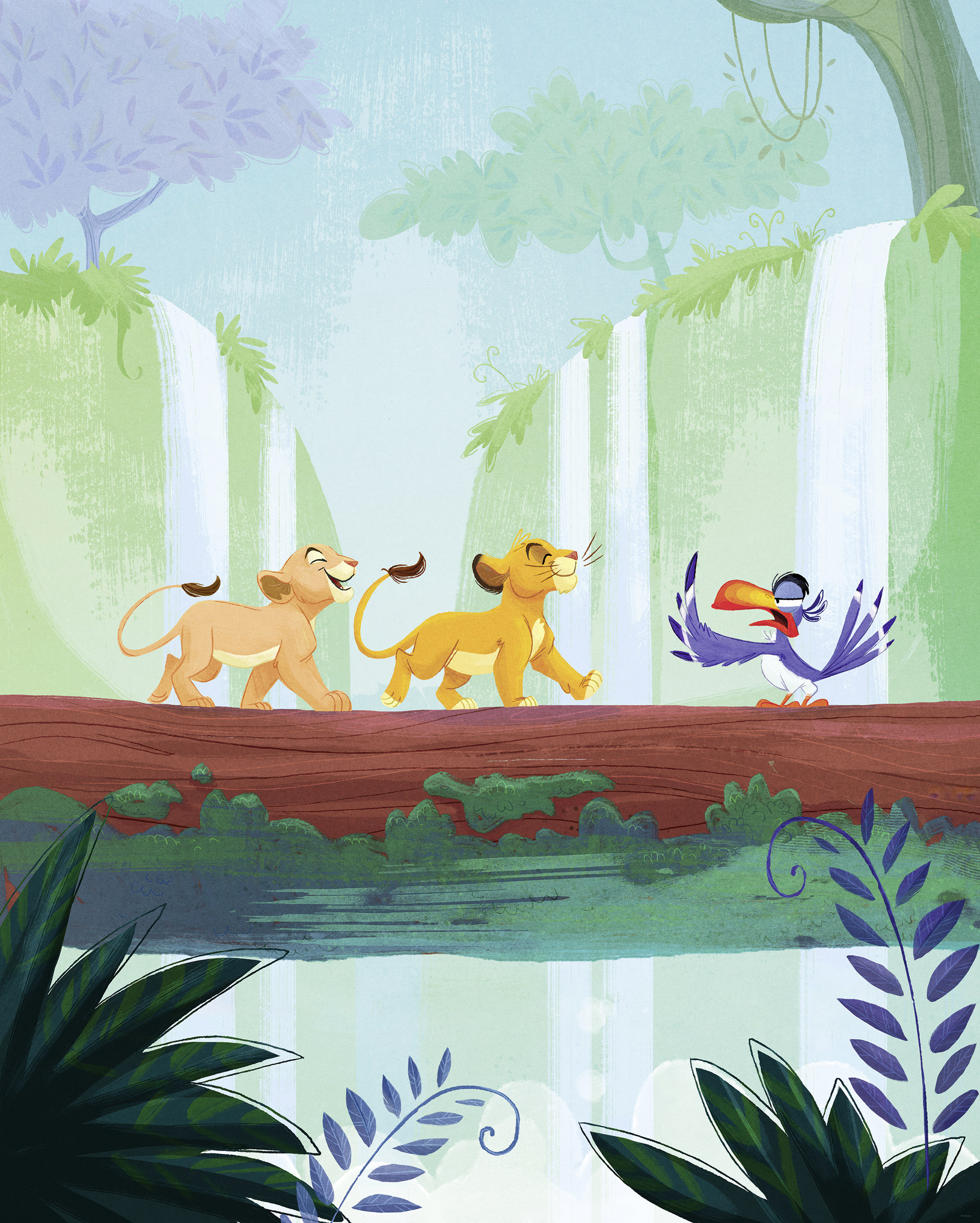 Disney The Lion King Classic Waterfall