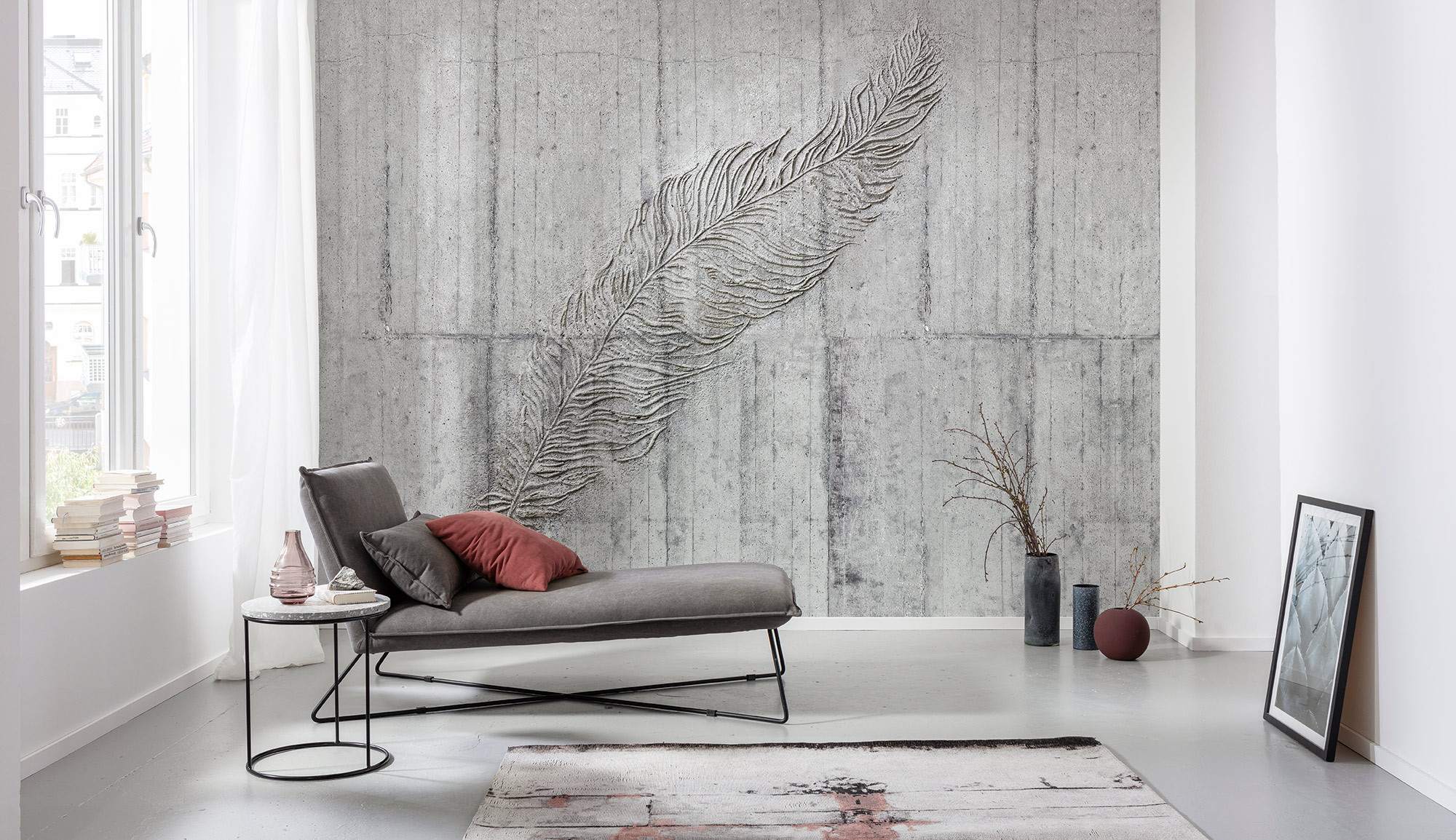 Concrete Feather