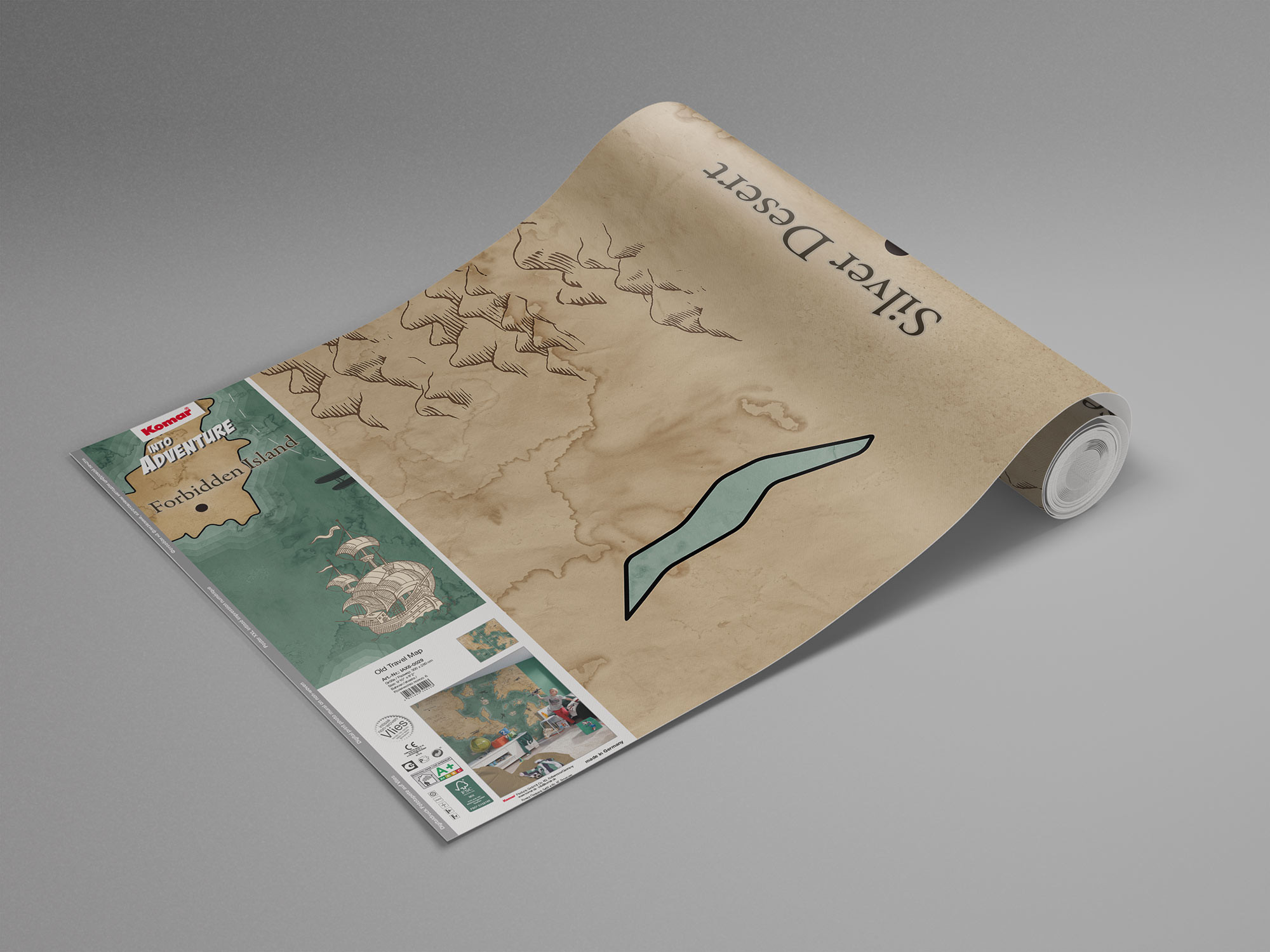 Old Travel Map