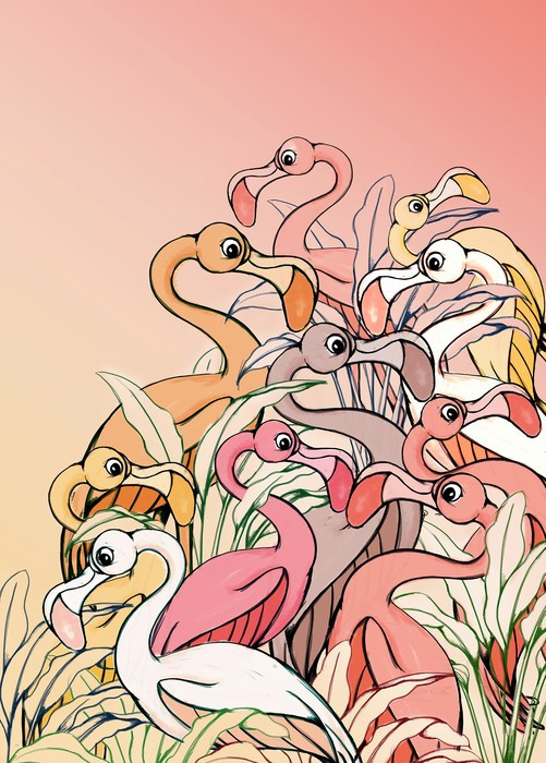 Flamingos and Lillys