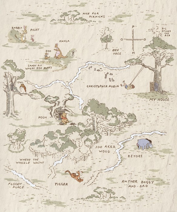 Winnie the Pooh Map