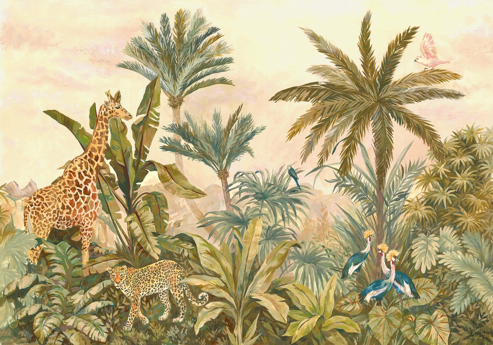 Tropical Vintage Garden