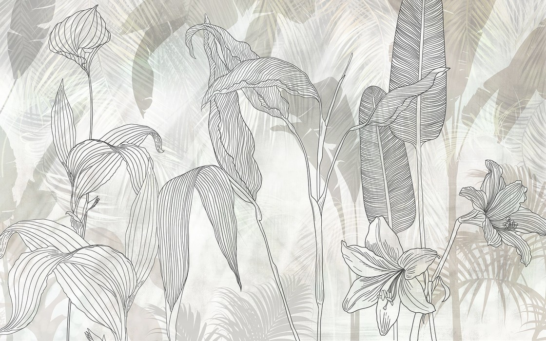 Linierte Lilien