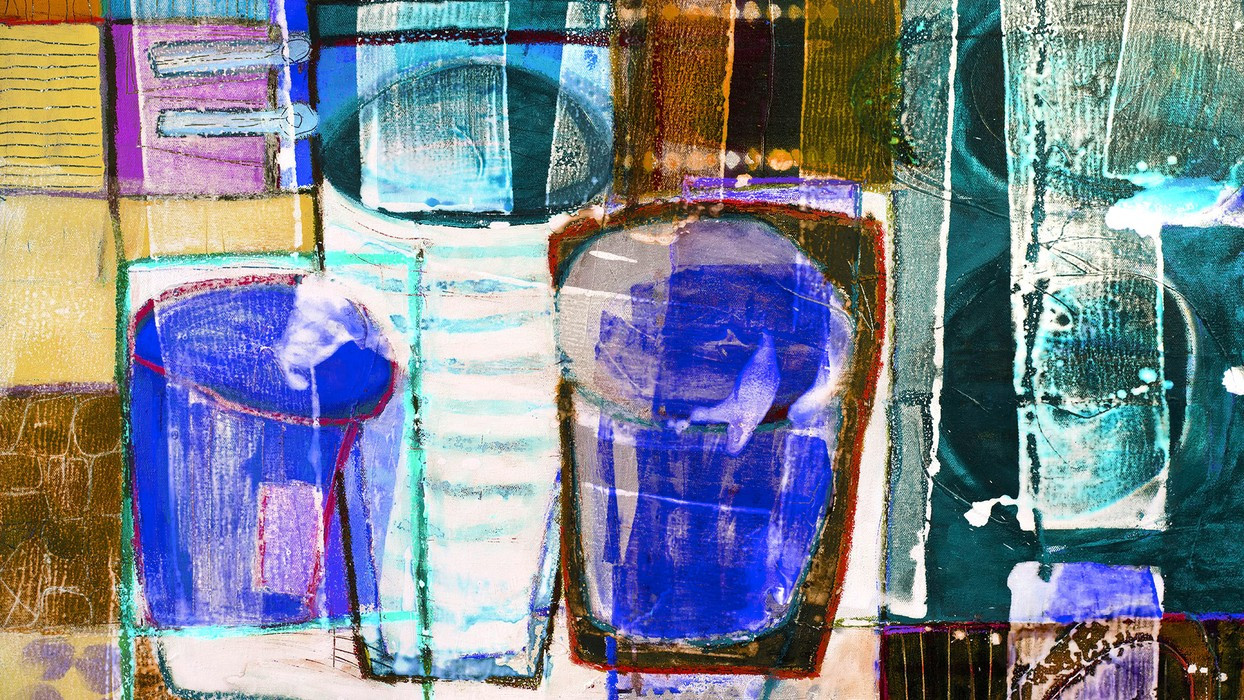 Drinks Spilling yellow-blue