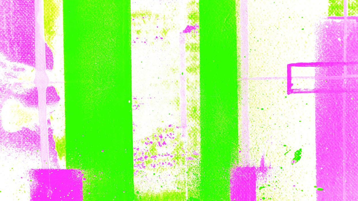 Traces Drizzling green-rose