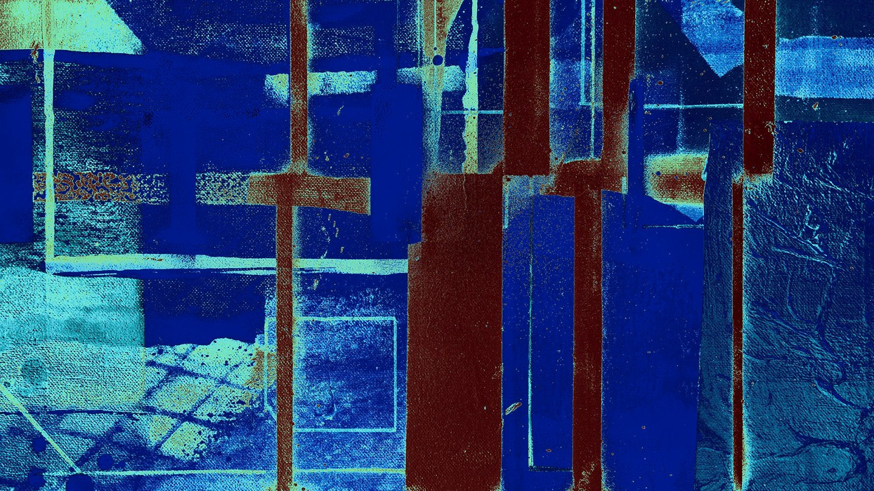 Cuboids Linedup blue-mocca