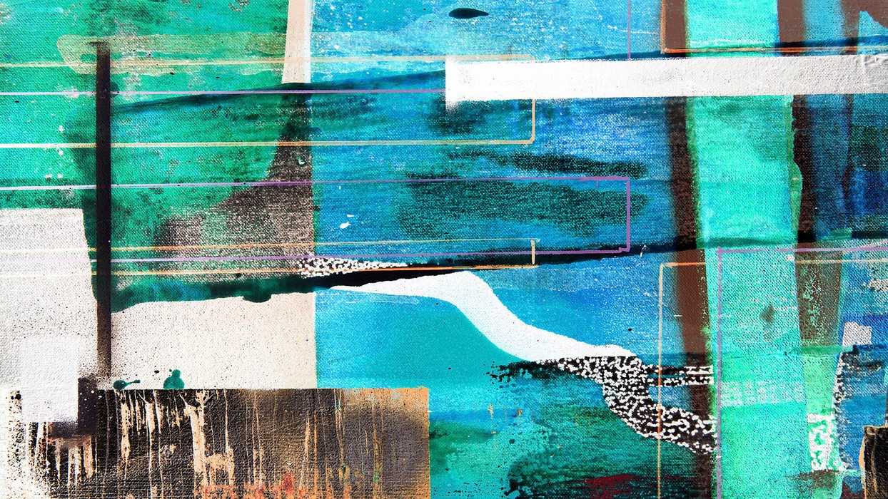 Branche Dipping blue-green