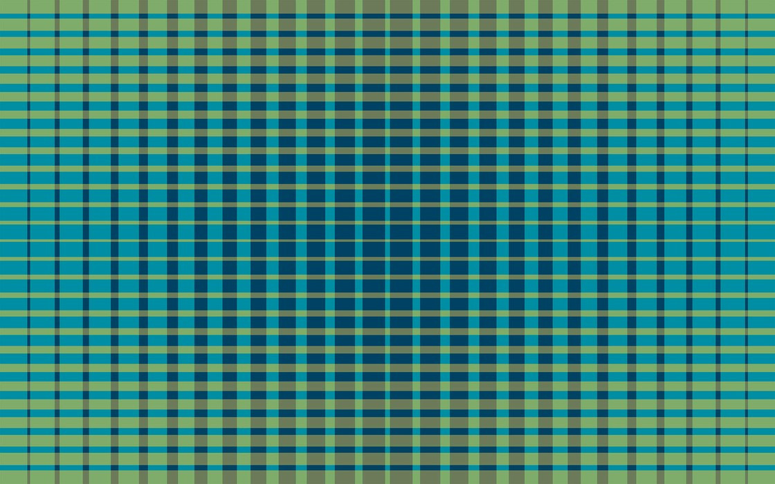 Chequered blue-turquise