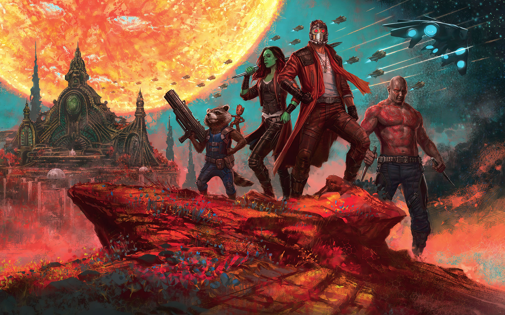 Guardians of the Galaxy Panorama