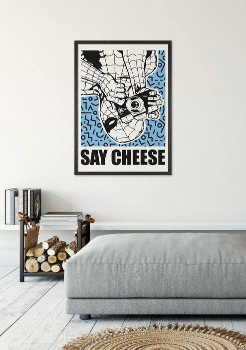 Marvel Spider-Man Say Cheese Blue