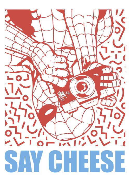 Marvel Spider-Man Say Cheese Red