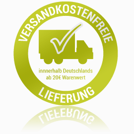 Versandkostenfrei Lieferung innerhalb Deutschlands ab 20€ Versandkostenfrei Lieferung innerhalb Deutschlands ab 20€